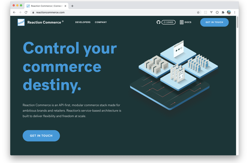 Reaction Commerce: empower enterprise eCommerce with fine graded microservices
